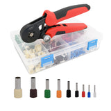 1900x Bootlace Wire End Ferrules 0.25- 16mm² Self Adjusting Crimping Pliers