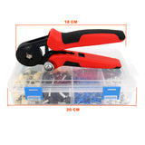 1900x Bootlace Wire End Ferrules 0.25- 16mm² Self Adjusting Crimping Pliers