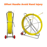 6.0mm X 120M Cable Rodder Snake Rod Reel Fish Tape Puller NBN Tool