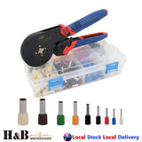 1900 Pcs Bootlace Wire End Ferrules 0.25- 16mm² Self Adjusting Crimping Pliers