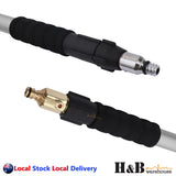 Alumium Alloy Telescopic Gutter Cleaner Cleaning Tool Wand Brass Fittings