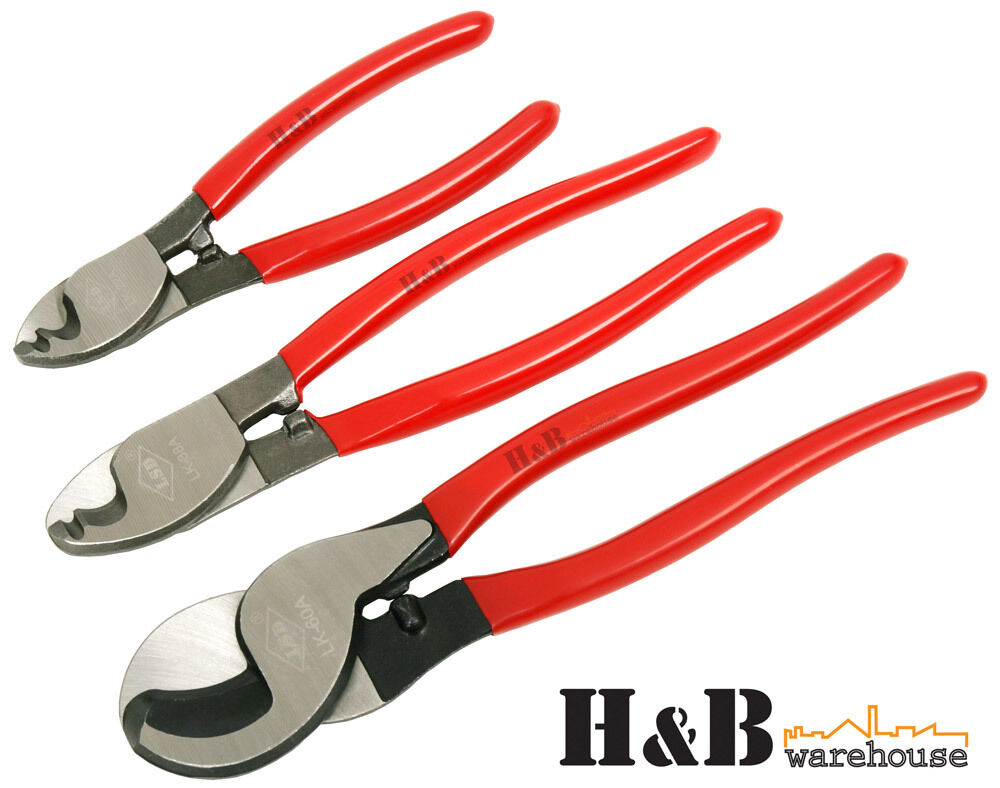 6" 8" 10" Electrical Cable Cutters Wire Cutting Plier Electrician NBN