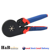 1900x Bootlace Wire End Ferrules 0.25- 6mm² Self Adjusting Crimping Pliers Hex
