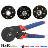 1900x Bootlace Wire End Ferrules 0.25- 6mm² Self Adjusting Crimping Pliers Hex