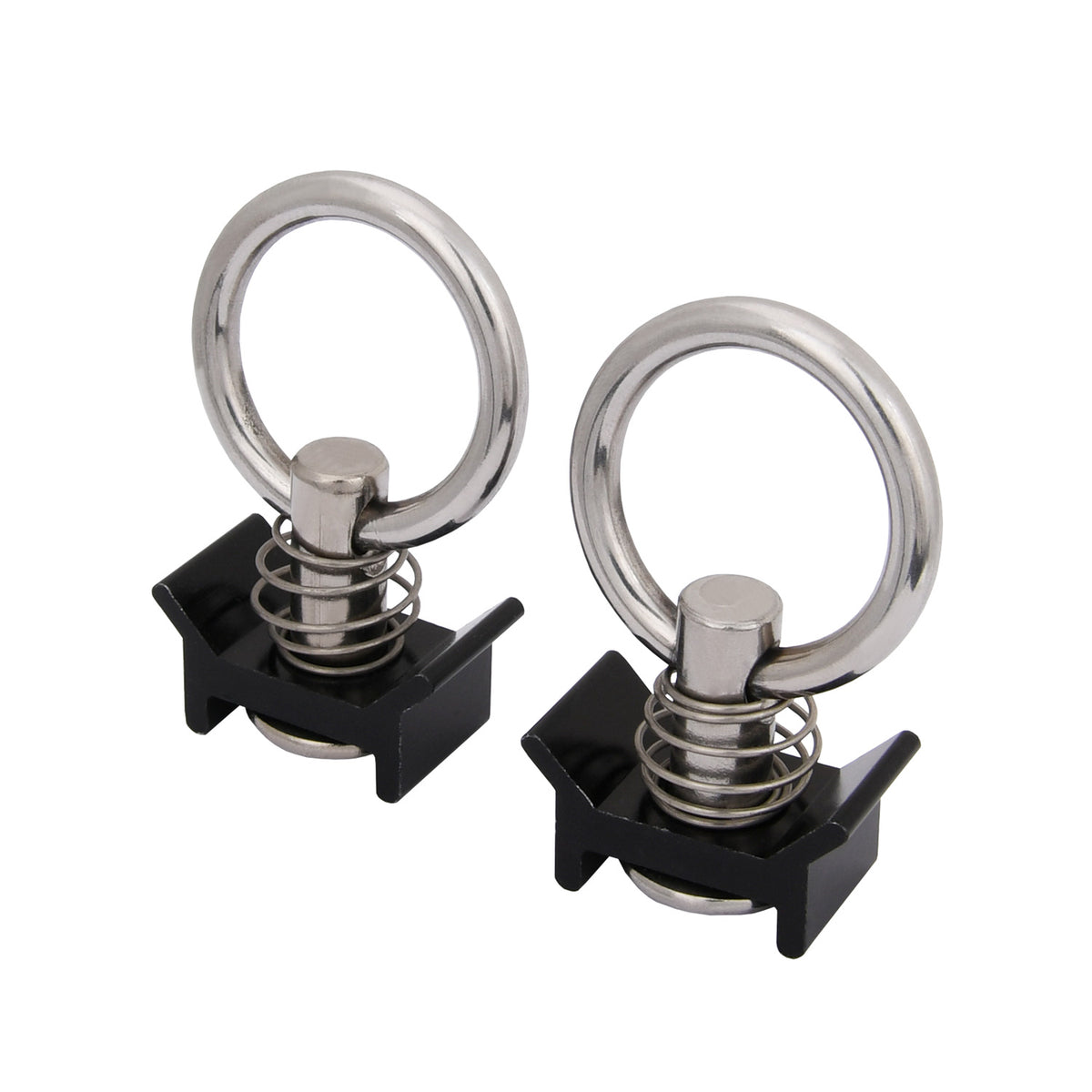 2x Anchor Track L Track Fitting Rings-#304 Stainless Steel Stud-Ring -Spring