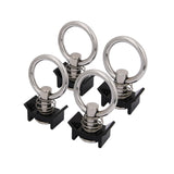4 Pc Anchor Track L Track Loading Ring-#304 Stainless Steel (Stud-Ring -Spring)