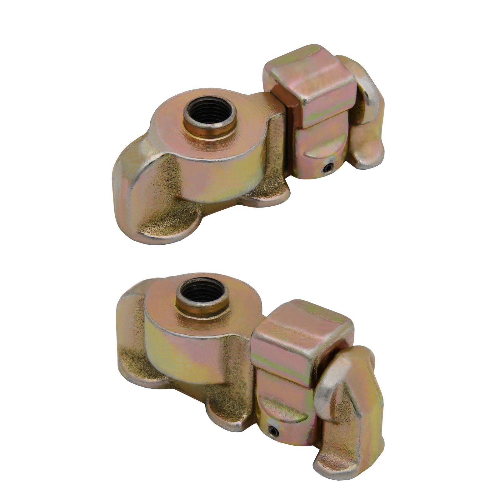 Anchor Track L Track Threaded Double Stud Fitting w/Swivel Plate BS 4000 lbs 2PK