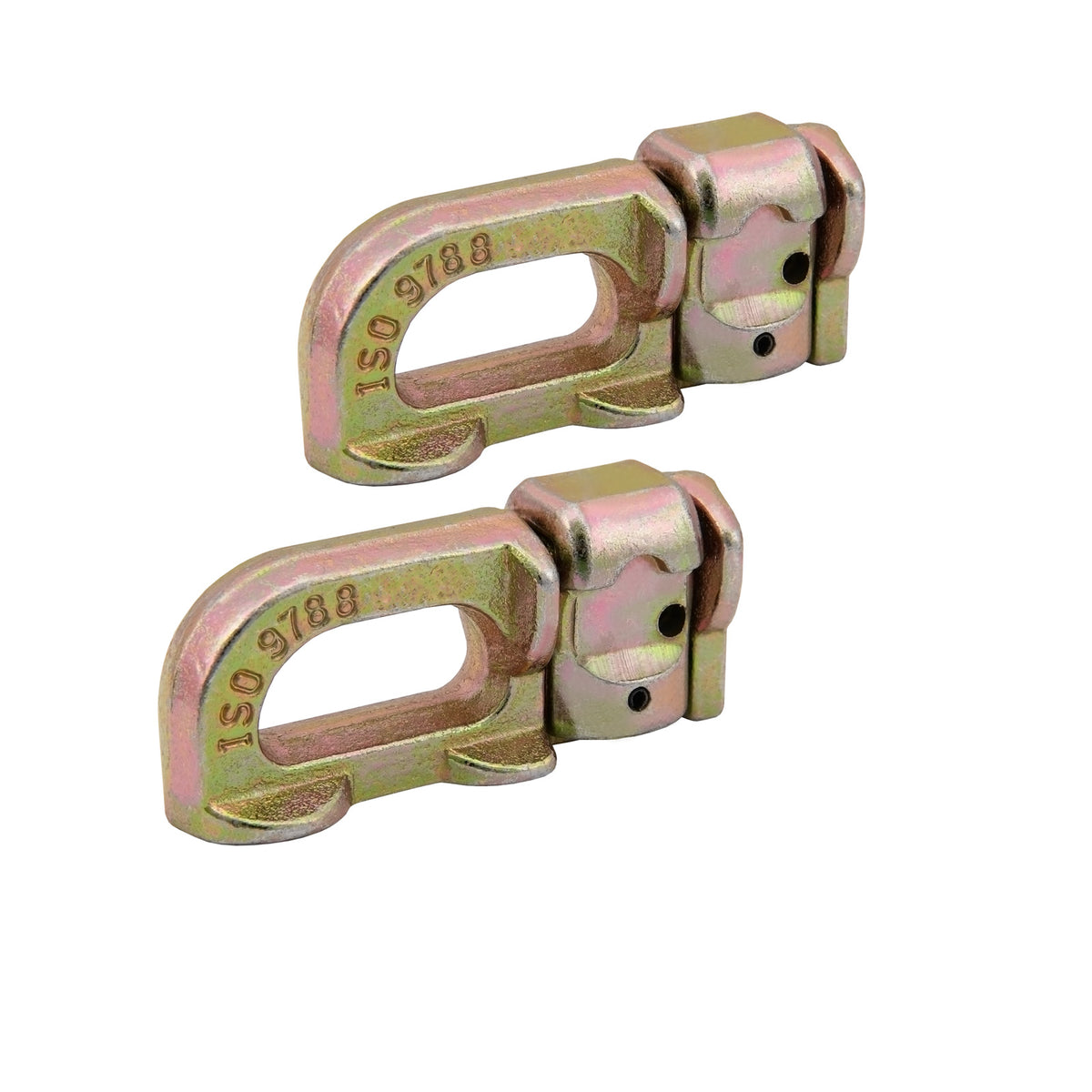 2Pcs L Track Anchor Track Rail Double Stud Fitting BS 2267 KG / 5000 lbs