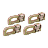 4Pcs L Track Anchor Track Rail Double Stud Fitting BS 2267 KG / 5000 lbs