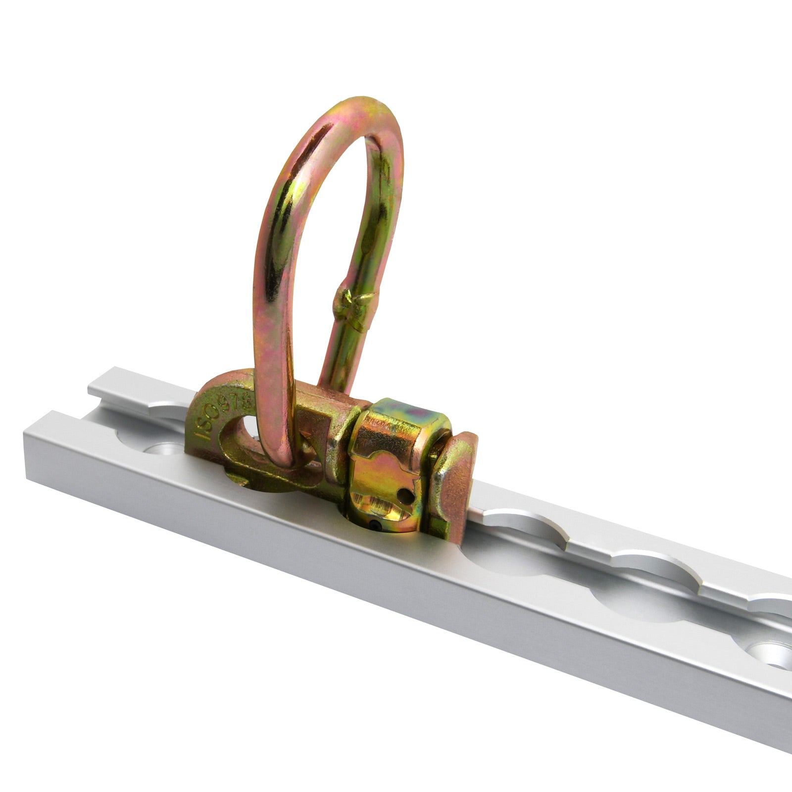 L Track Anchor Track Rail Double Stud Fitting w / Pear ring BS 5000 lbs