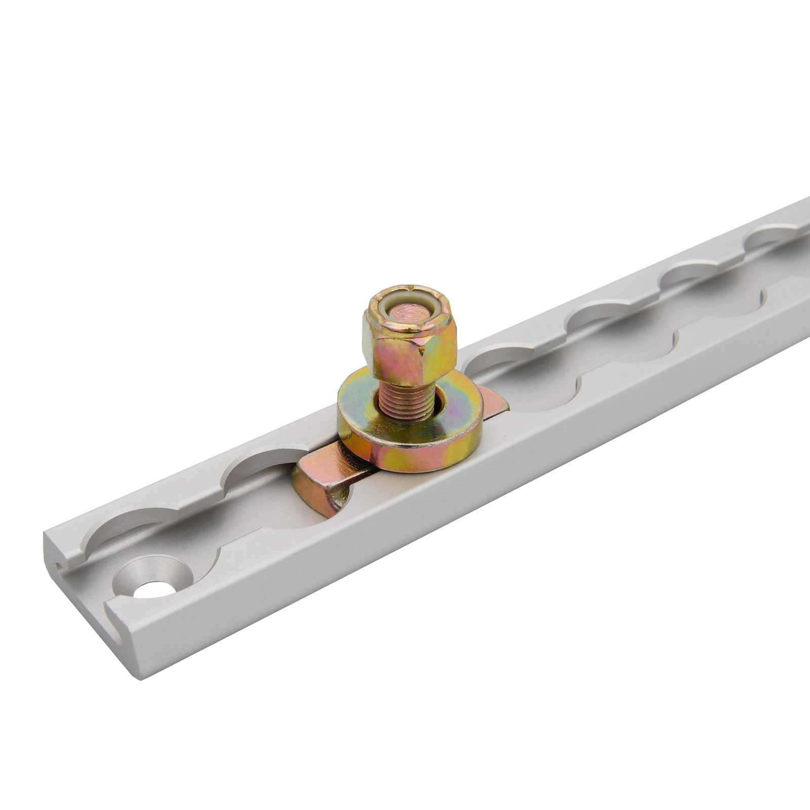 2X Anchor Track L Track Threaded Bolt Double Stud Fitting Bolt Down Anchor Point