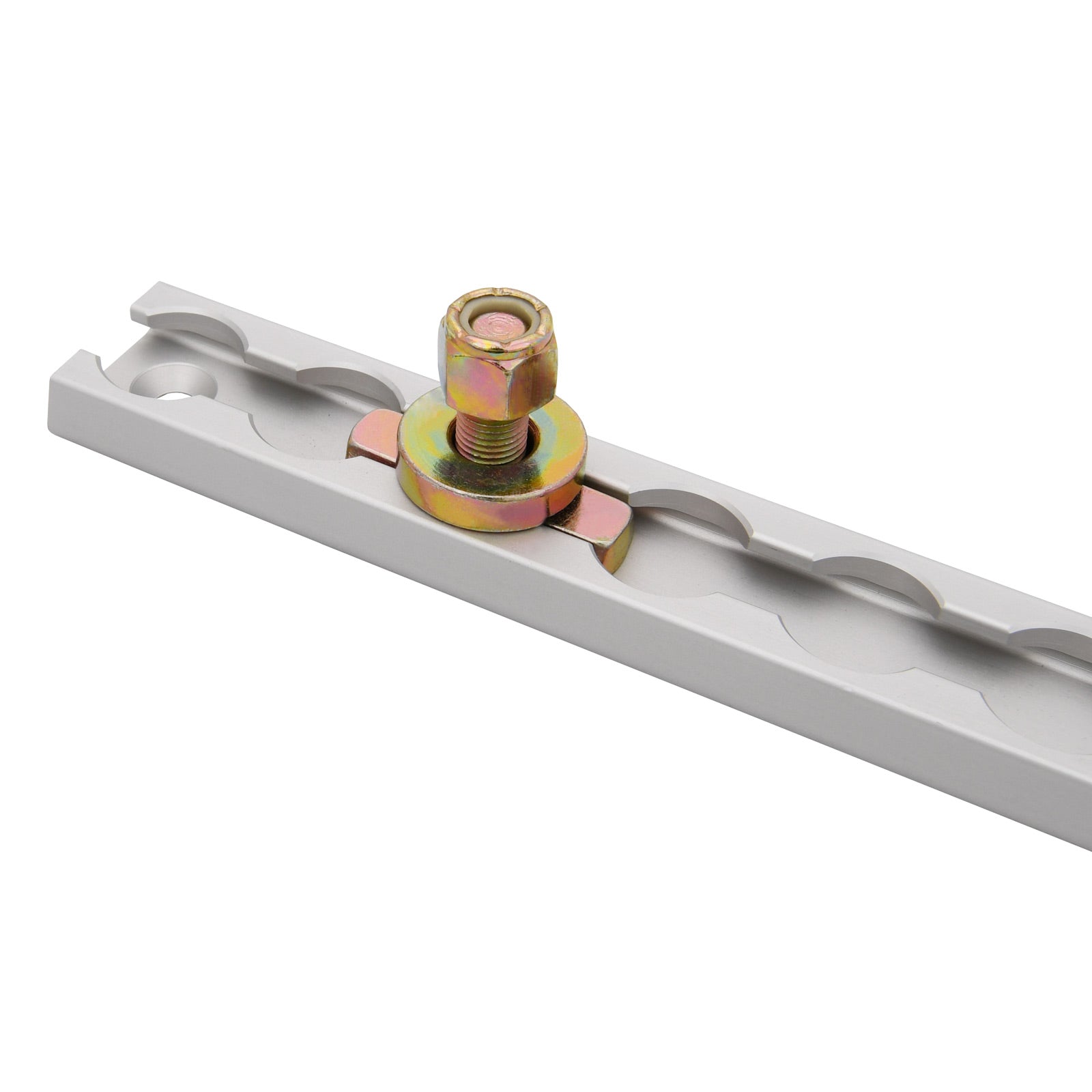 2X Anchor Track L Track Threaded Bolt Double Stud Fitting Bolt Down Anchor Point