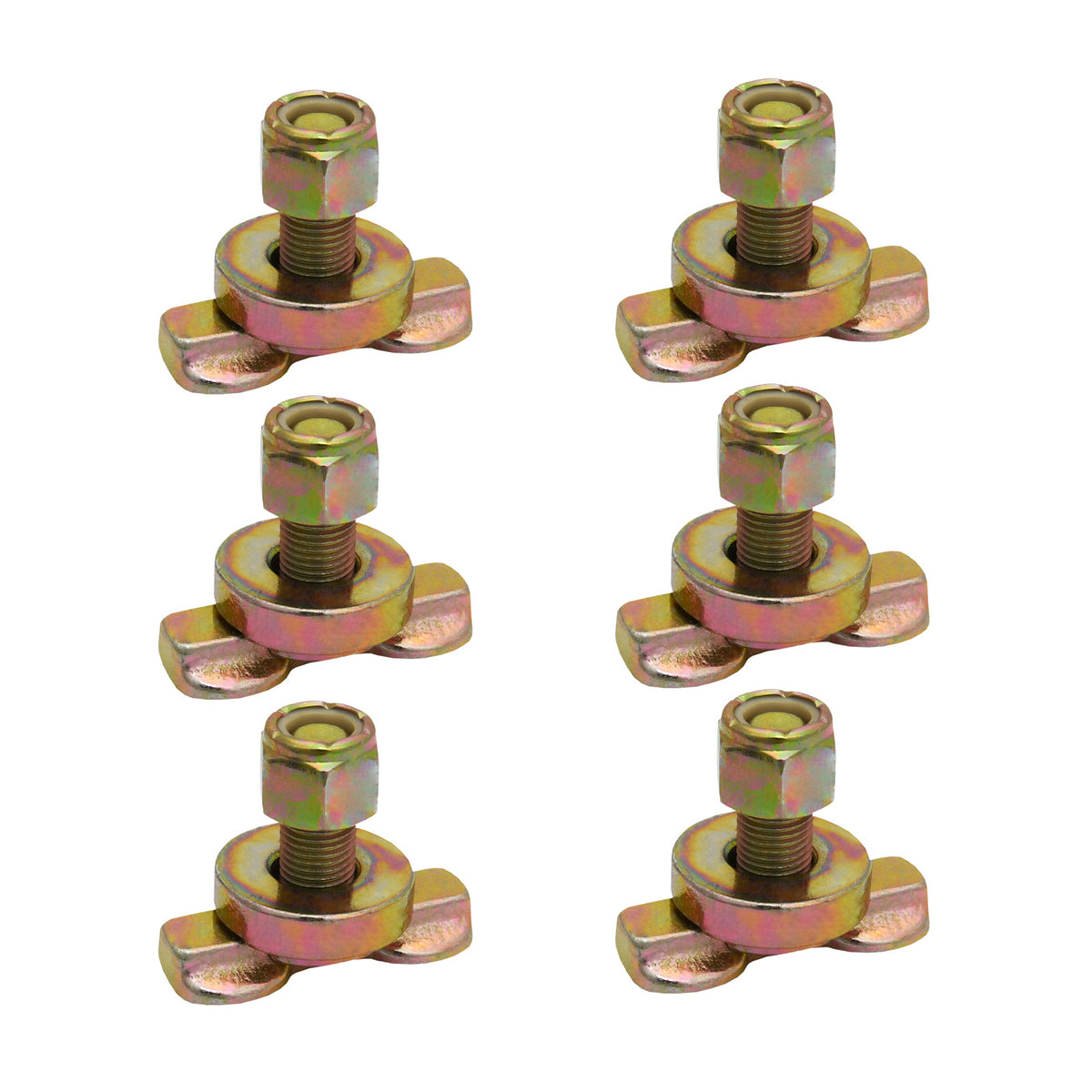 6X Anchor Track L Track Threaded Bolt Double Stud Fitting Bolt Down Anchor Point