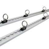1M 2Tracks L Track Anchor 4Rings Tie Down Lashing Point Kit  Heavy Duty
