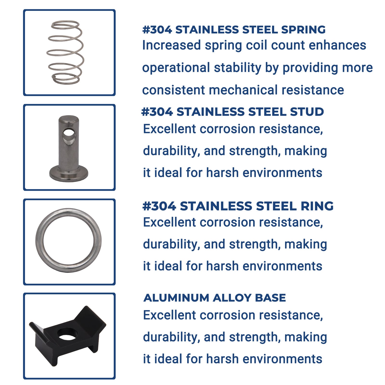 1M 2Tracks L Track Anchor 4Rings Tie Down Lashing Point Kit  Heavy Duty