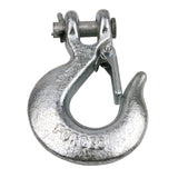 1/4" Clevis Slip Chain Hook With Latch Drop Forged Alloy Steel