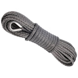 6MM x 15M Dyneema Winch Marine Rope Synthetic strap 4WD Boat Recovery BLK