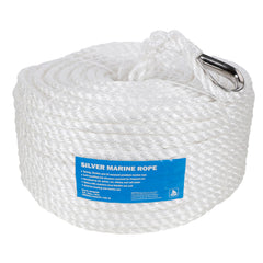 10mm x 100M Anchor Marine Rope Boat Mooring Line Stainless Steel Thimble