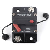 2x150A AMP Circuit Breaker Dual Battery IP67 Waterproof 12V 24V Fuse Reset