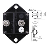 2x30A AMP Marine Circuit Breaker IP67 Waterproof 12V 24V Panel Mount Reset