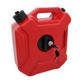 HD 5L Liter Jerry Can With Lock Fuel Petrol Container Holder Motor Bike Off Road