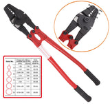 600mm Hand Swager Swage Crimper Crimping Tool Stainless Steel Wire Cutter