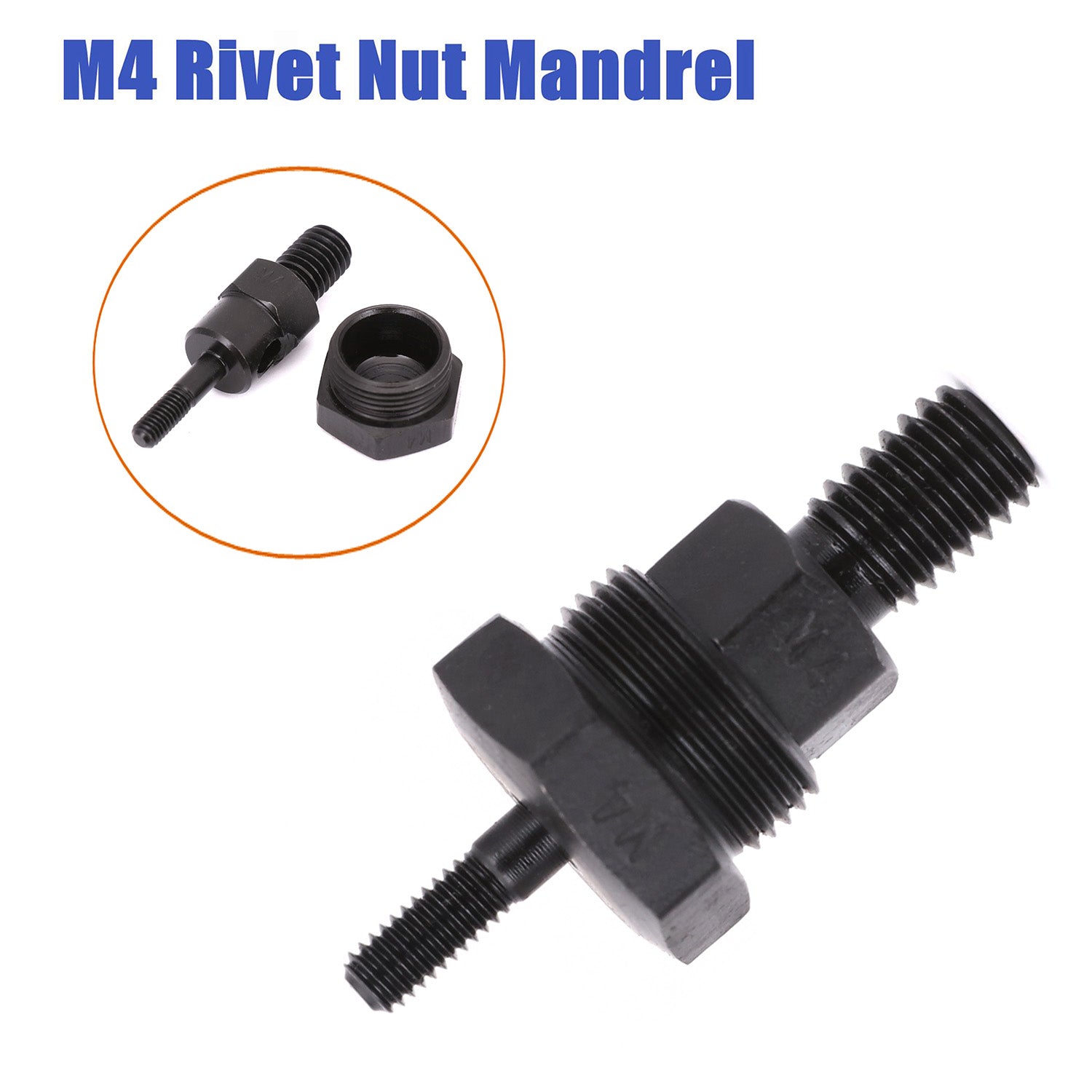 M4 Mandrel Replacement Spare For Nutsert Tool Rivnut  Gun