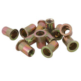 M5 X 100 Nutserts Rivet Nuts Flange Blind Rivnuts Zinc Plated Steel Nut Nutsert
