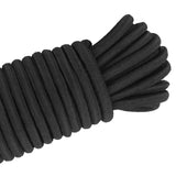 6mm X 10M High Tenacity Black Polyster Elastic Rope Shock Core Bungee Tie Down