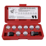 APT Taiwan 10 Pcs Noid Light Kit IAC Test Tool Fuel Injection EFI Test Set