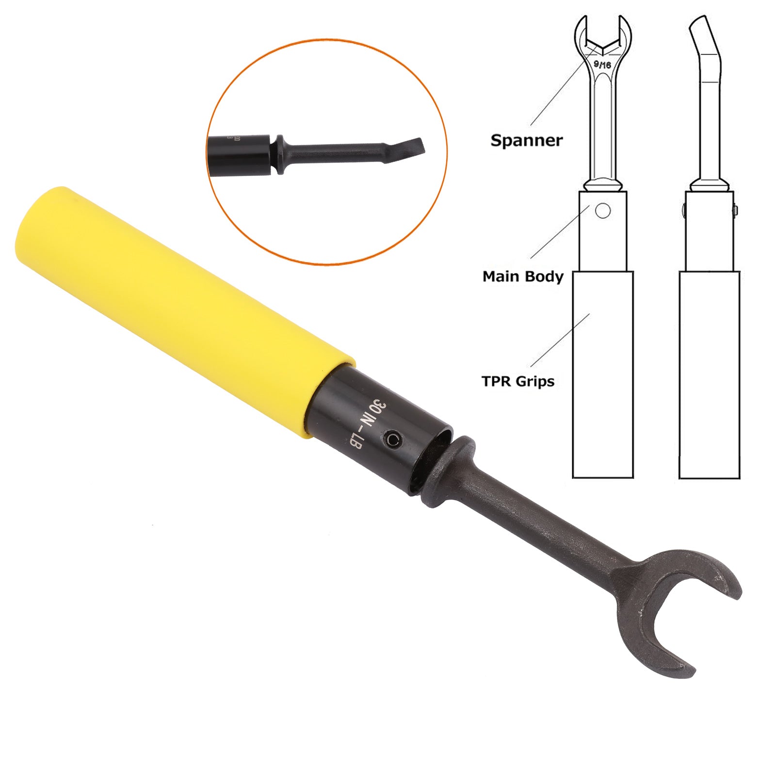 RG11 Torque Wrench 30lbs Preset 9/16" RG11 F connectors Telstra NBN Tools / HFC