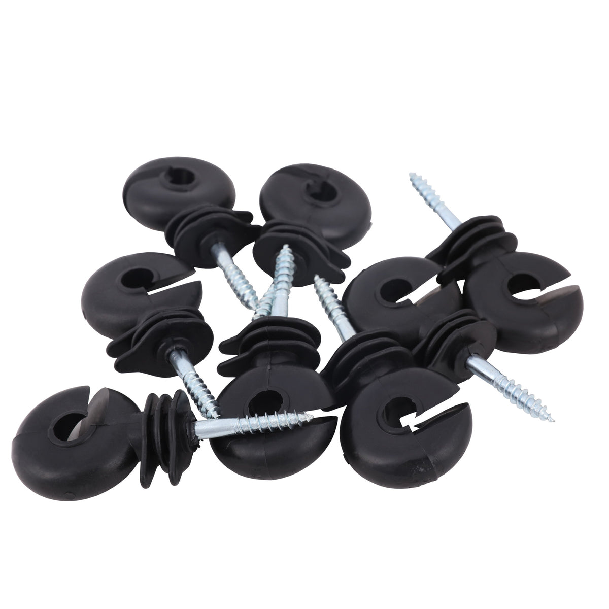 Hi Quality 25 Screw In Insulator polyrope Ring Farm Electric Fence Wood Timber
