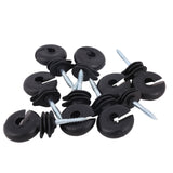 Hi Quality 25 Screw In Insulator polyrope Ring Farm Electric Fence Wood Timber