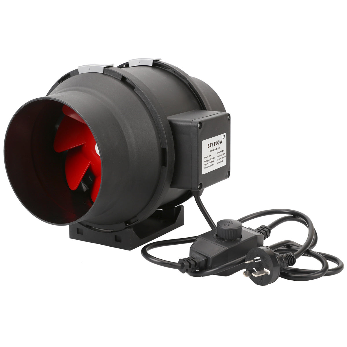 4" 6" 8 " Inline Exhaust Fan Ventilation Tube Duct W/ Speed Controller