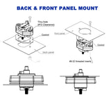 Circuit Breaker Marine Waterproof 12V 24V DC Manual Reset