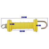 20 Pcs Electric Fence Gate Handle Insulated Spring Handles Yellow