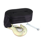 Hand Winch Strap Replacement with Forged Snap Hook Bolt 50mm 7.6m