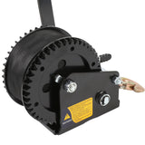 2000 LBS Hand Winch Solid Precise Double Gear Structure Professional Taiwan Made