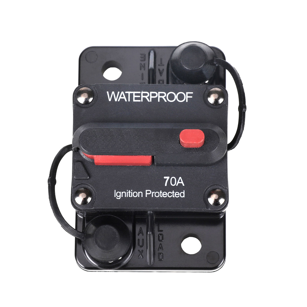 70A AMP Circuit Breaker Dual Battery IP67 Waterproof 12V 24V Fuse Manual Reset