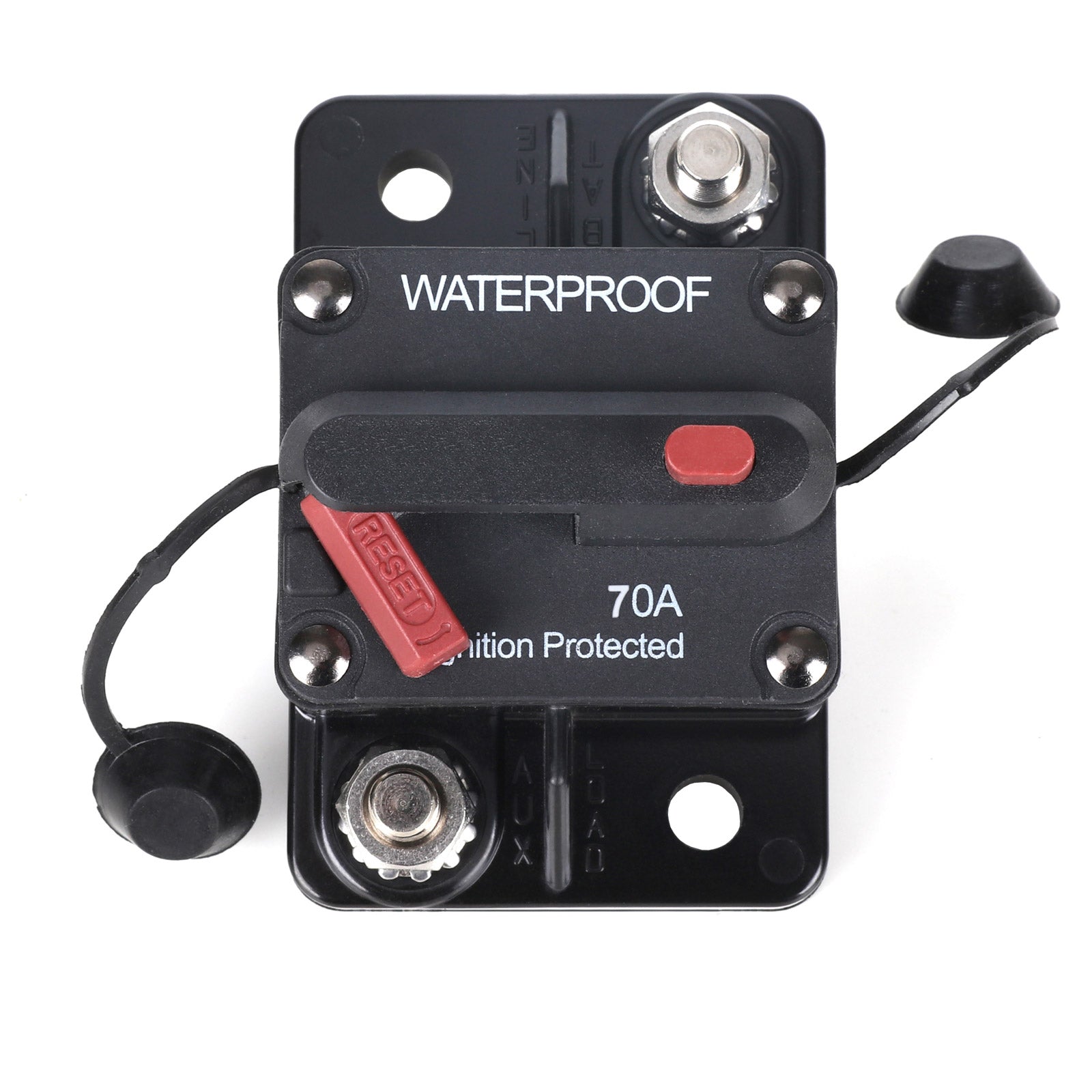 70A AMP Circuit Breaker Dual Battery IP67 Waterproof 12V 24V Fuse Manual Reset