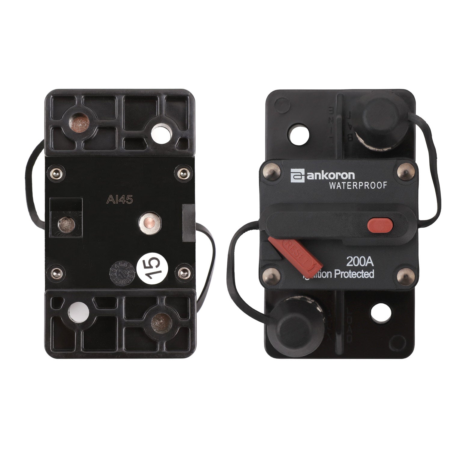 200A AMP Circuit Breaker Wild Surface IP67 Waterproof 12V 48V Manual Reset