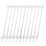 20 Pcs Pigtail Post  Electric Fencing Tread-In Insulated Steel Strip Graze Posts