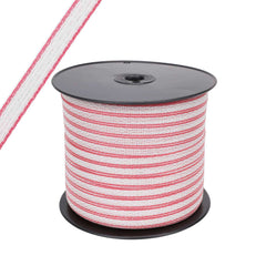 Premium Quality 12mm X 400M Electric Fence Poly Tape 6 x0.2mm SS 4 Ω/m Polytape