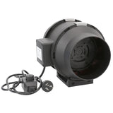 EzyFlow 8 Inch 200mm Inline Duct Fan Speed Controller Carbon Filter Exhaust Fan