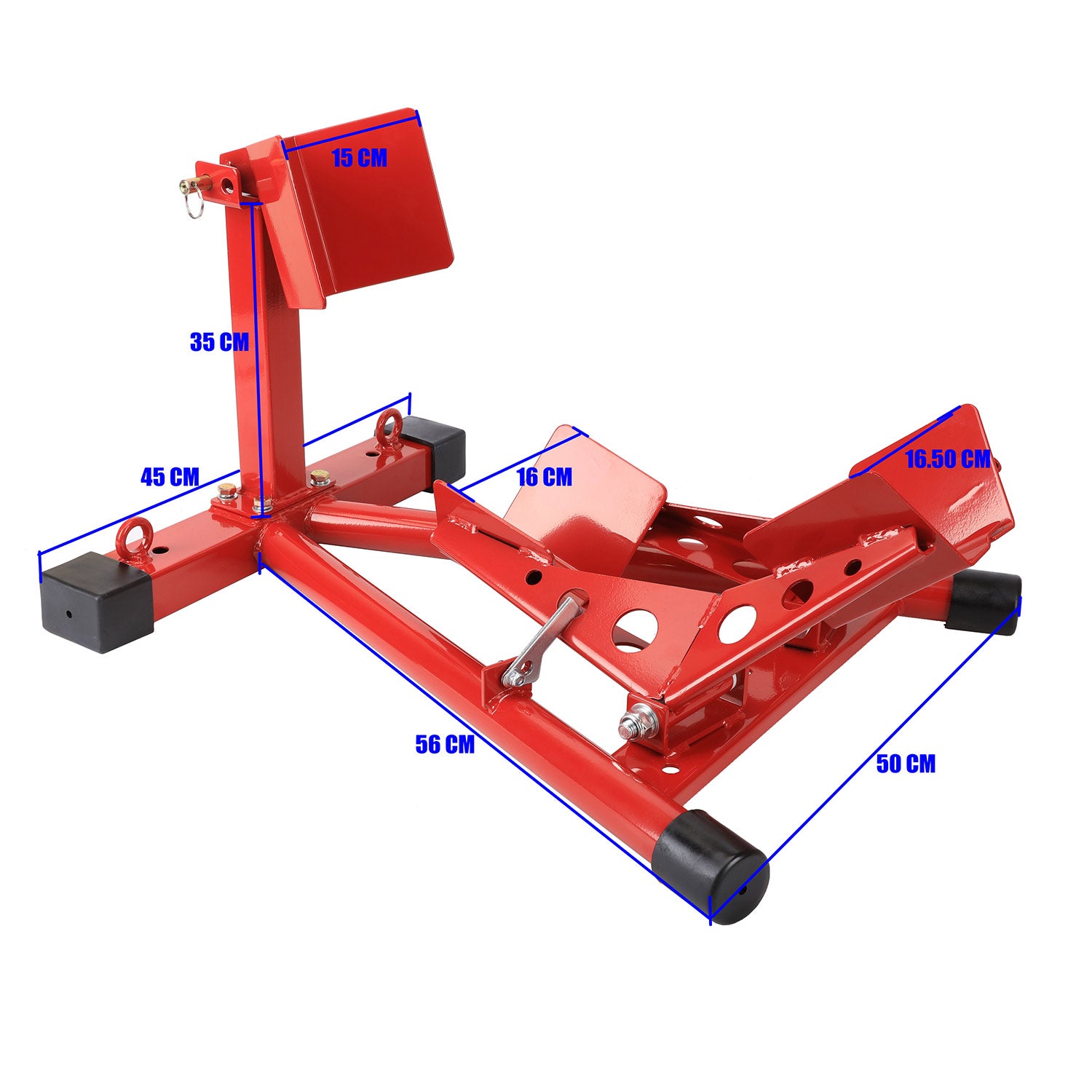 2 X HD Motorcycle Motor Motorbike Stand Front Wheel Chock Trailer Transport