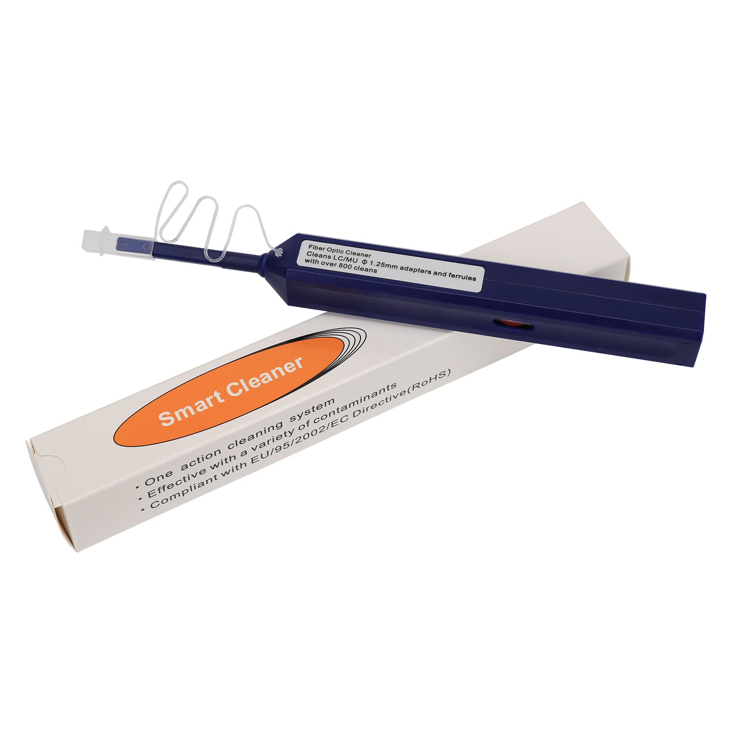 Torch Tip Cleaner Fiber Optic Cleaning Pen, 1.25mm LC/MU Fiber