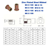630Pcs Rivnut Rivet Nut  Riveter Nutsert Gun Tool Kit