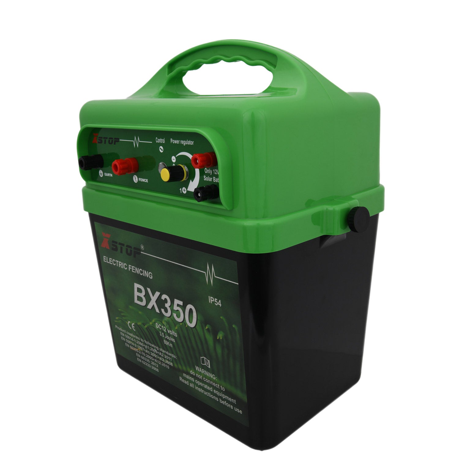 60km 3.5J Solar Power Electric Fence Energizer – High-Performance Livestock Fence Charger