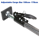 2X Adjustable Ratchet Cargo Bar Barrier Divider 1M-1.78M Load UTE Truck Van