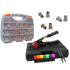 1430pcs Rivnut Rivet Nut  Riveter Nutsert Gun  Tool Kit